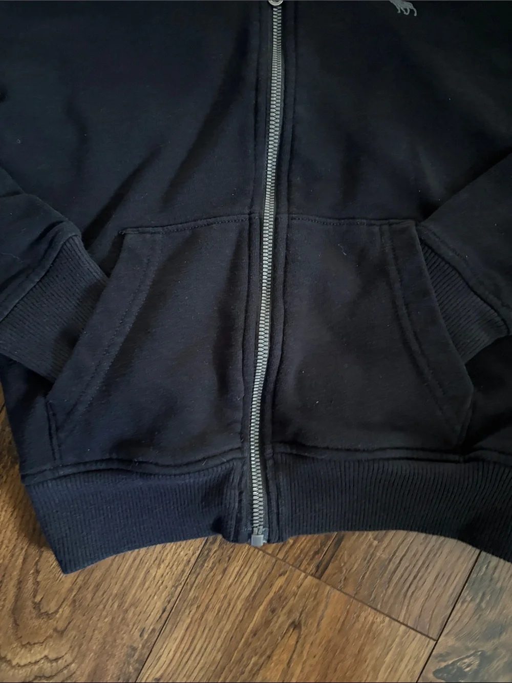 abercrombie kids Black Hooded Zip Sweatshirt